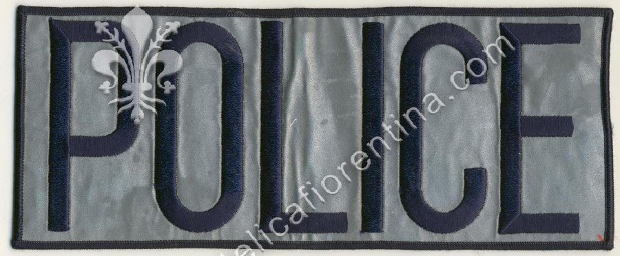Scritta "POLICE" da schiena cm 24.50