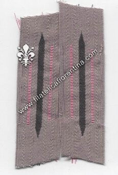 Mostrine reparti corazzati (waffenfarbe rosa) mod. in seta