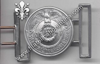 Fibbia da ufficiale SS in alluminio