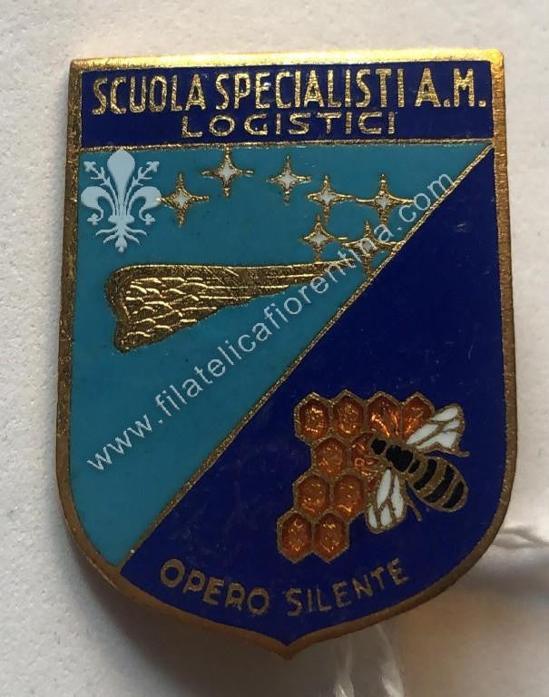 Distintivo Scuola Specialisti A. M. Logistici - Opero Silente - marcato Johnson