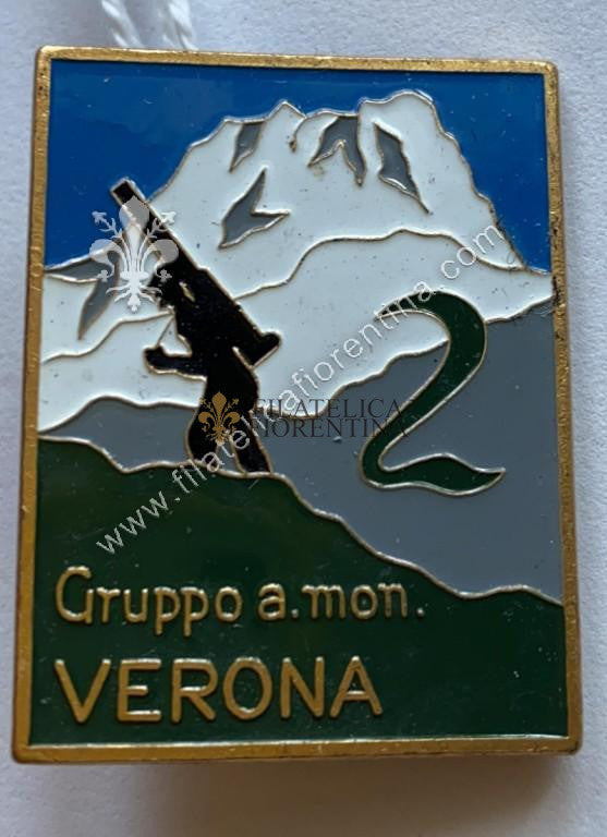 Distintivo del 2° GRUPPO ARTIGLIERIA da MONTAGNA VERONA - Marcato Granero