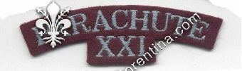 Scritta da spalla PARACHUTE XXI