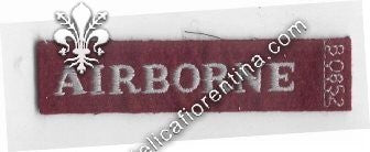 Scritta da spalla AIRBORNE