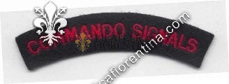 Scritta da spalla COMMANDO SIGNALS