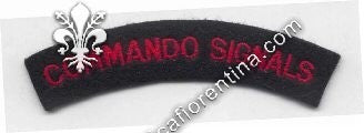 Scritta da spalla COMMANDO SIGNALS