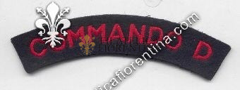 Scritta da spalla COMMANDO D