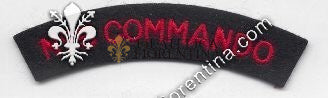 Scritta da spalla N° 5 COMMANDO