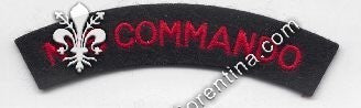 Scritta da spalla N° 5 COMMANDO