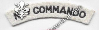 Scritta da spalla N° 7 COMMANDO