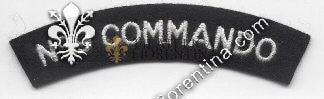 Scritta da spalla N° 9 COMMANDO
