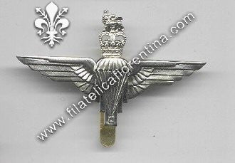 Fregio Parachute Regiment in metallo Q. C.