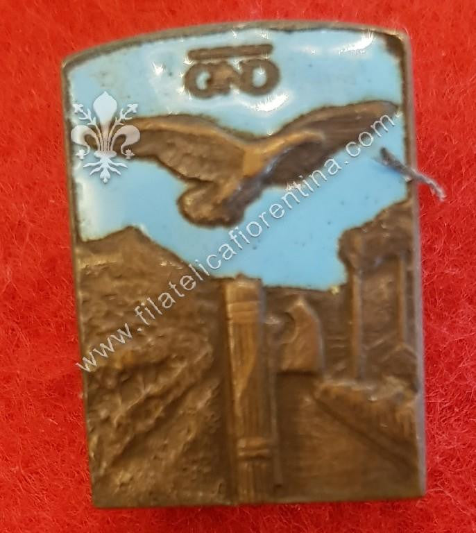 Distintivo Opera Nazionale Dopolavoro O.N.D. 1° Modello