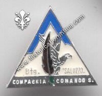 Distintivo della Compagnia Comando e Servizi del Battaglione Saluzzo
