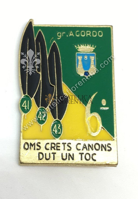 Distintivo del 6° Gruppo AGORDO 1953/75 - 1975/91