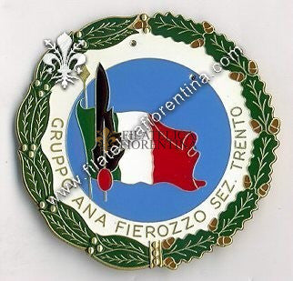 Distintivo del Gruppo ANA Fierozzo sez. Trento - Marcato Ganero