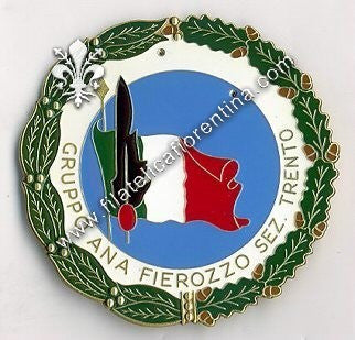 Distintivo del Gruppo ANA Fierozzo sez. Trento - Marcato Ganero