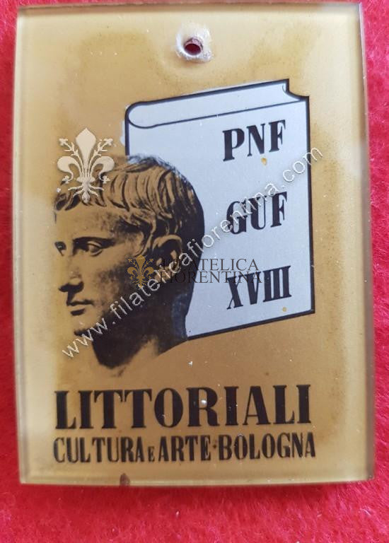Placchetta Littoriali Cultura e Arte - Bologna