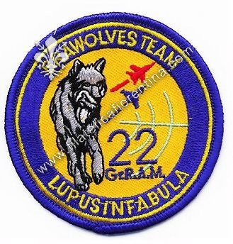 Distintivo 22° Gr.R.A.M- mod. di panno