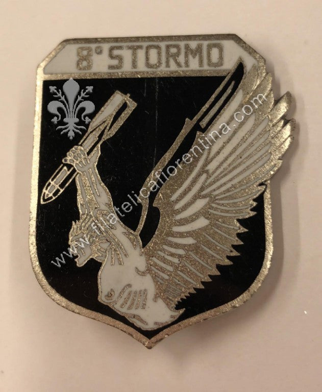 Distintivo dell' 8° Stormo - in smalto - Marcato Johnson