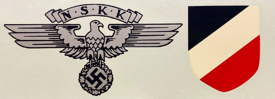 Reparti N.S.K.K. - Nationalsozialistisches Kraftfahrkorps (Trasporti) - Sfondo celeste