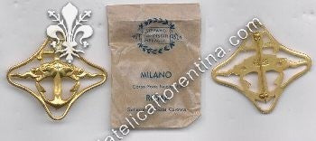 Distintivo per la navigazione in guerra - mod. INCROCIATORE grado ORO