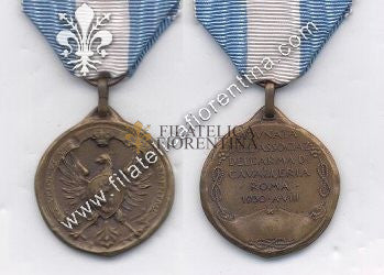 Medaglia dell'Ass. Arma di Cav. "Gruppo Lazio" - 1^ Adunata reg. 1933