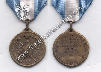 Medaglia dell'Ass. Arma di Cav. "Gruppo Lazio" - 1^ Adunata reg. 1933