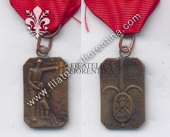 Medaglia dell' Associazione Nazionale del Fante per l'Adunata a Trieste 1935