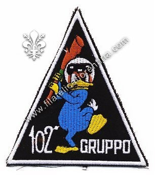 Distintivo 102° gruppo - mod di panno