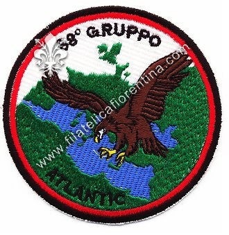 Distintivo 88° gruppo ATLANTIC - mod di panno