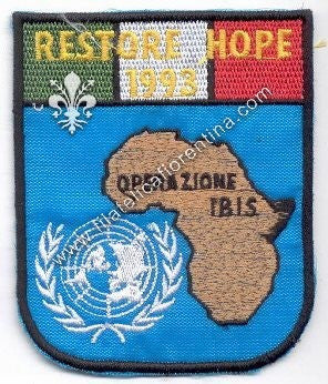 Distintivo Oprazione IBIS  "Restore hope"