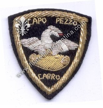 Distintivo CAPO PEZZO CARRO - in canottiglia
