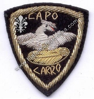 Distintivo CAPO CARRO - in canottiglia