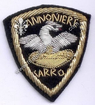 Distintivo CANNONIERE CARRO - in canottiglia