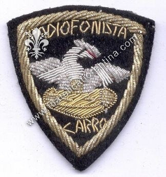 Distintivo RADIOFONISTA CARRO - in canottiglia