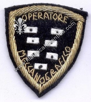 Distintivo OPERATORE MECCANOGRAFICO - in canottiglia