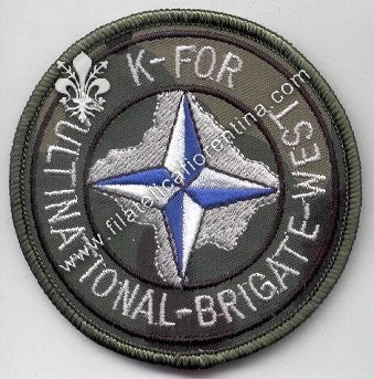 Distintivo K-FOR MULTINATIONAL BRIGATE WEST