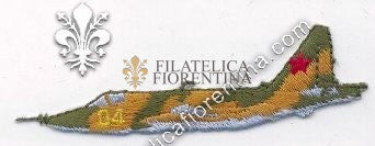 Distintivo in stoffa raffigurante un aereo da caccia - non ufficiale