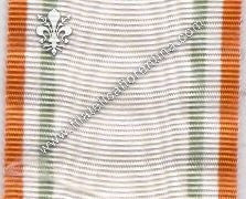 Nastrino Benemerenza Croce Rossa Italiana (colore rosso ai lati)