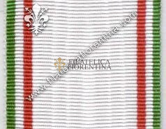 Nastrino Benemerenza Croce Rossa Italiana (colore verde ai lati)