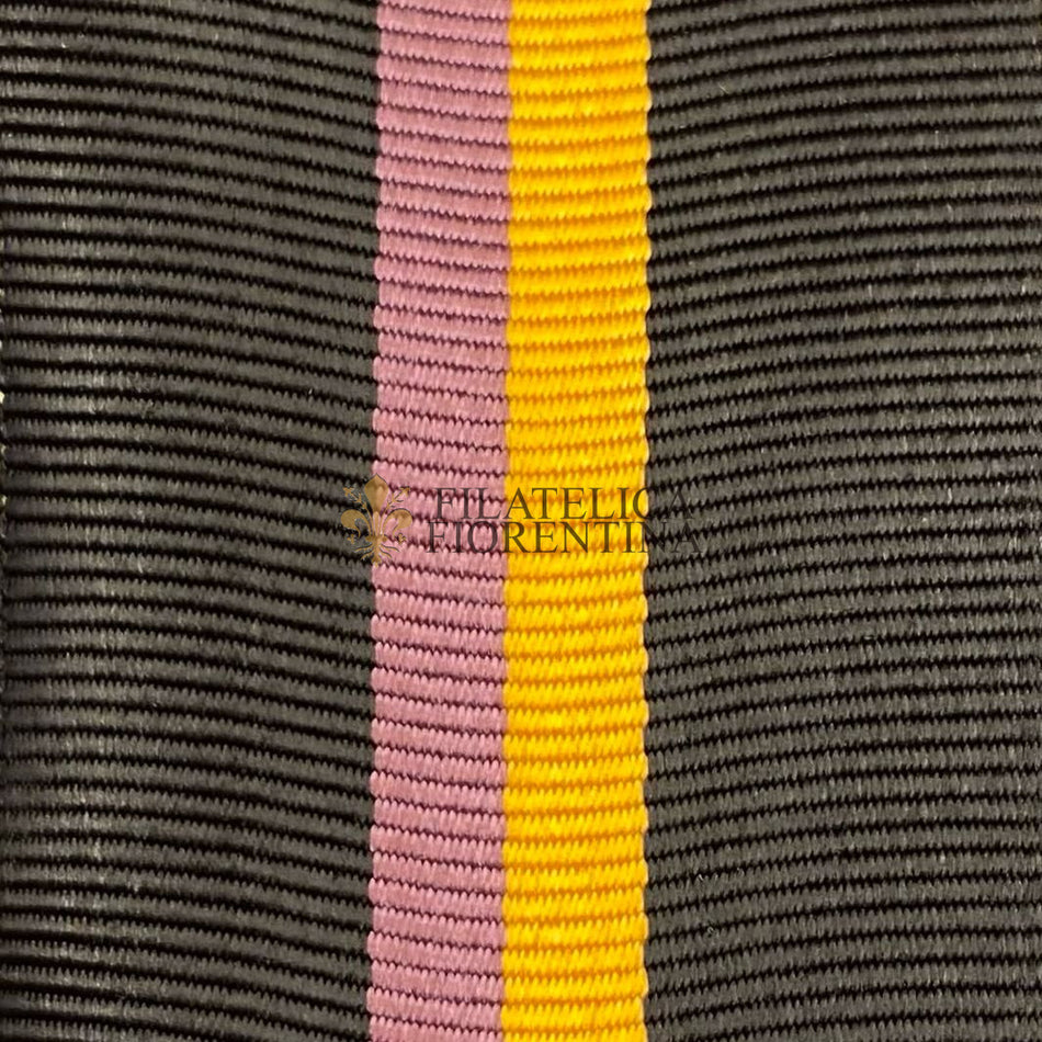 Nastrino Guardia Mostra Rivoluzione Fascista / Croce 2^ Divisione CCNN.