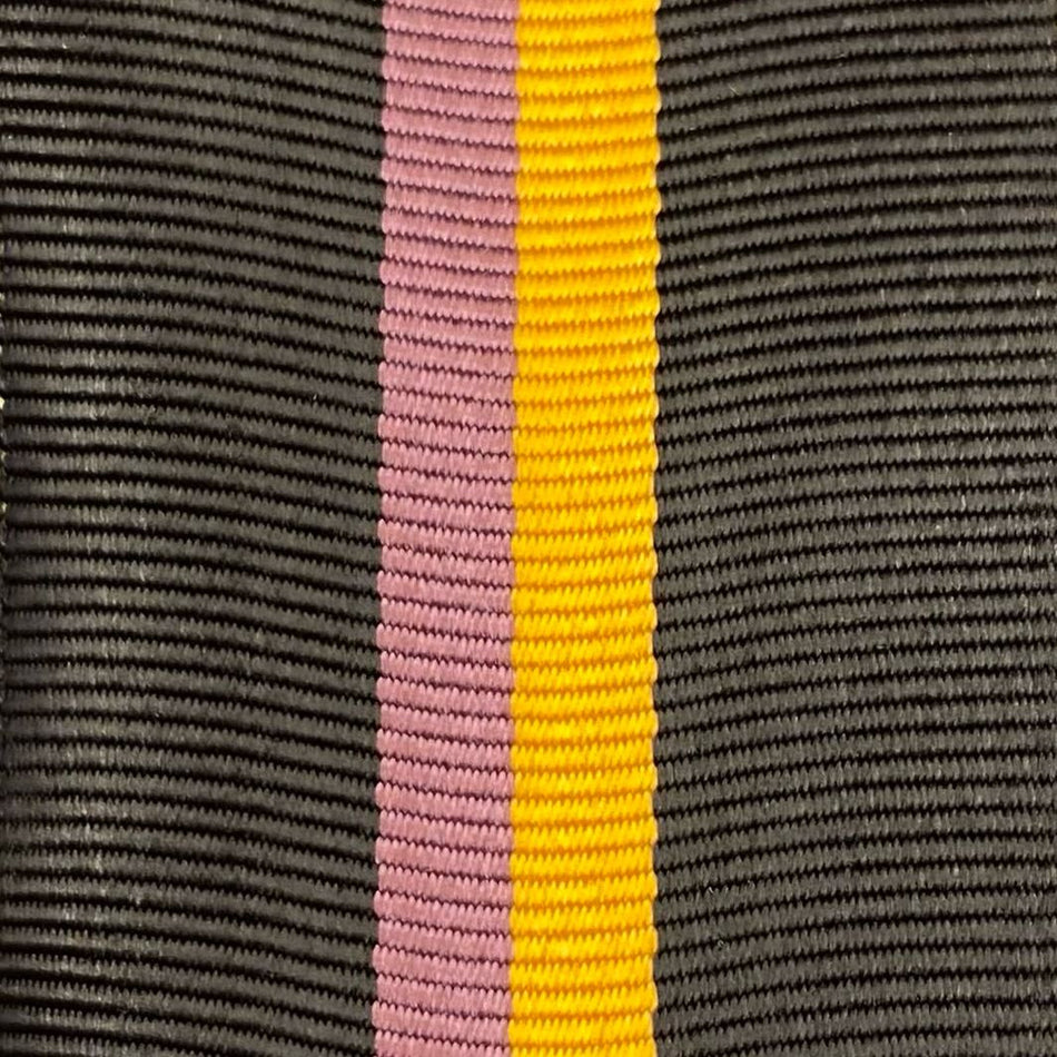 Nastrino Guardia Mostra Rivoluzione Fascista / Croce 2^ Divisione CCNN.