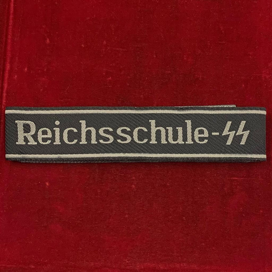 Fascetta da polso REICHSSCHULE - SS - da truppa in seta