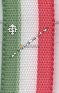 Nastrino in seta tricolore - (largh.mm. 9)